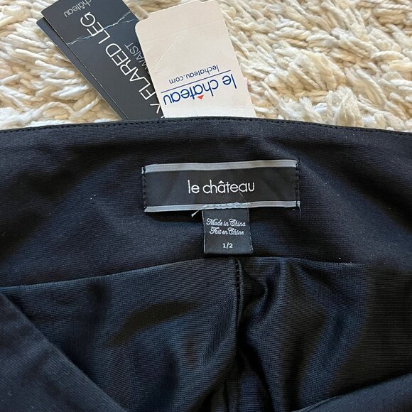 NWT Le Chateau Ponte Flared Pant - Picture 2 of 3